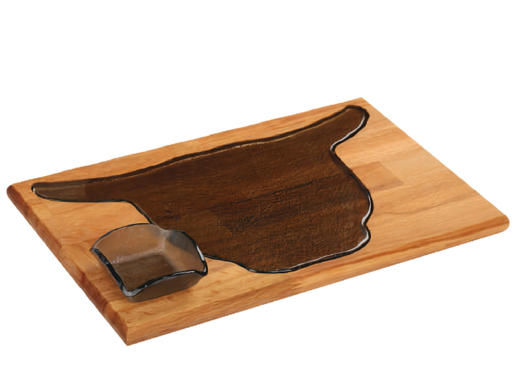 Füzyon Camlı Et Tahtası